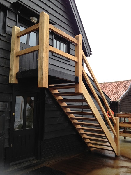 External timber staircase 1