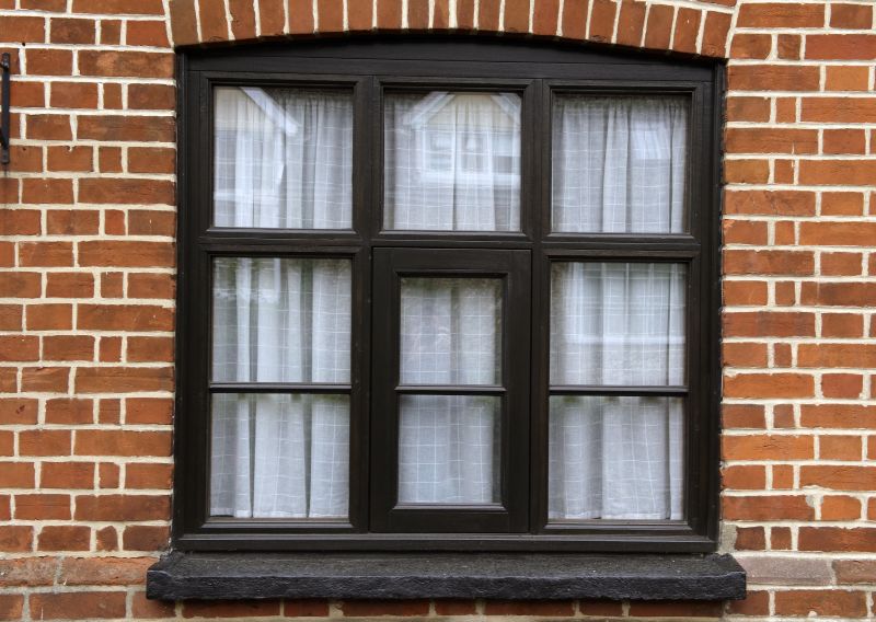 Horizontal and vertical bar window