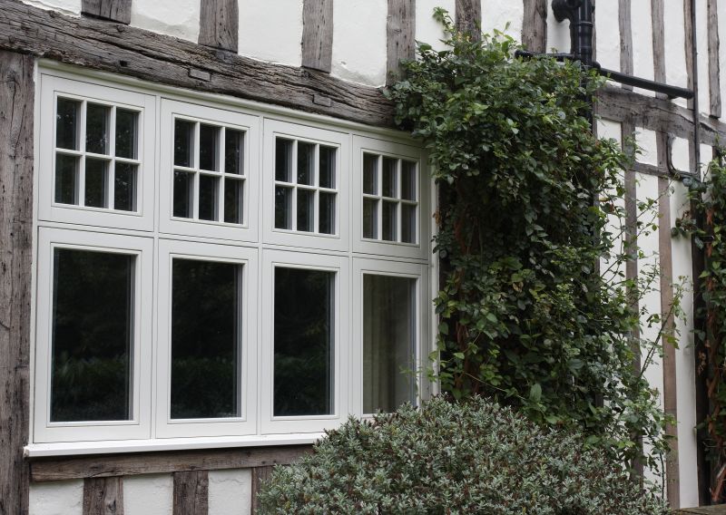 Wooden timber window